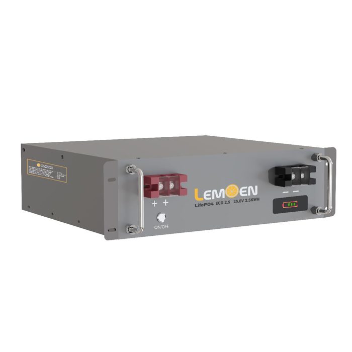 Lemoen: Battery Lithium Ion ECO 2.56KWH 25.6V 100Ah